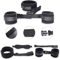 BDSM Neck Collar Behind Back Handcuffs Bondage Restraint Set