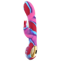 Rainbow Heated Vibrating Wand — 10-Frequency Silicone