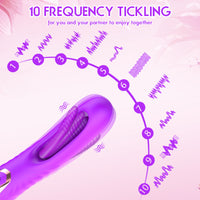 7-Mode Slap Vibrator G-Spot Clitoral Stimulator Purple