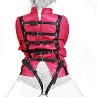 PU Leather Straitjacket - BDSM Restraint Jacket