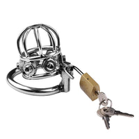 Stainless Steel Male Chastity Device with Lock