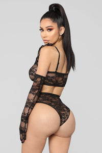 Lace Satin Nightdress - Sexy Babydoll Lingerie