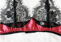 Lace Corset Lingerie Set - Spandex Bustier