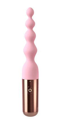 Silicone Vibrating Beads Dildo 10 Frequency Rear Play