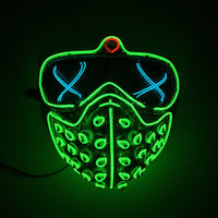 LED Grim Reaper Mask - Light Up Halloween Mask