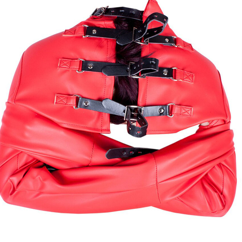 Appealing Lacing Leather Restraint Restraint Suit