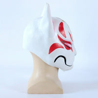 Full Face Leather Mask - Adjustable Bondage Hood