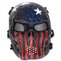 Skull Tactical Mask - Full Face Outdoor Airsoft Mask