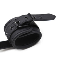 Leather Traction Handcuffs — Adjustable Wrist Cuffs