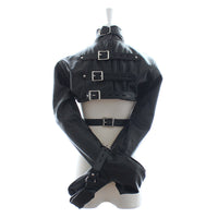 Leather Bondage Dress - Long Sleeve Restraint