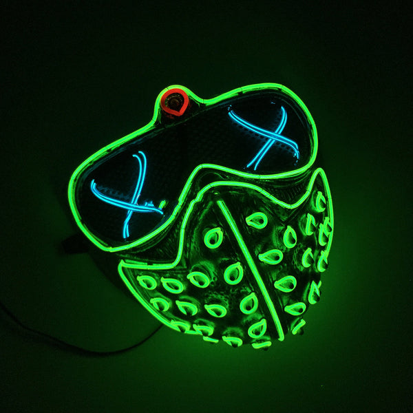 LED Grim Reaper Mask - Light Up Halloween Mask