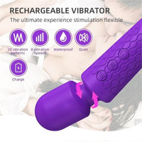 AV Magic Wand Vibrator Clitoris Stimulator 18 Modes
