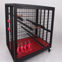 Metal BDSM Cage - Large Bondage Restraint Frame
