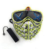 LED Grim Reaper Mask - Light Up Halloween Mask