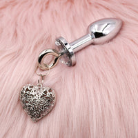 Nipple Clamps & Anal Plug Set - Chain Link w/Lube