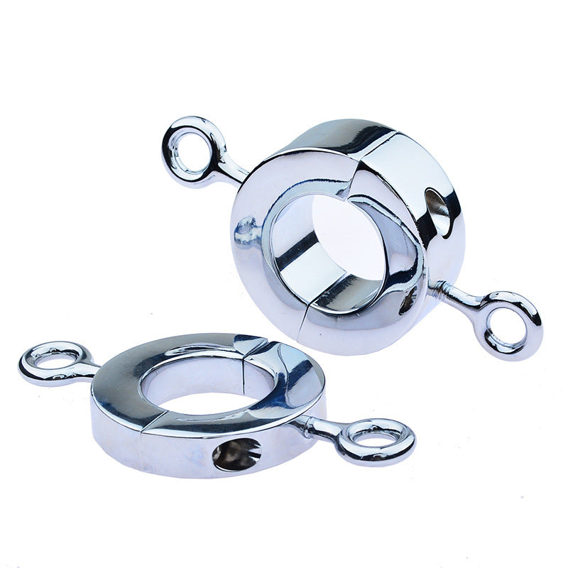 Metal Negative Weight Bearing Heavy Pendant Bondage Device Ring Stimulation