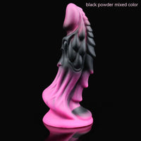 Liquid Silicone Fantasy Dildo - Multi-Color Design