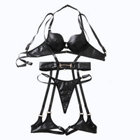 Queen Halter Lingerie Set - Polyester Binding Outfit