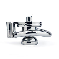 Silicone Dildo Head Stainless Steel Chastity Lock Men SM