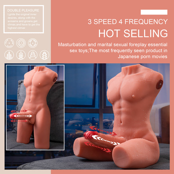 Realistic Male Sex Doll Torso for Women