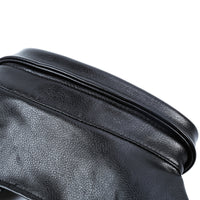 Black PU Leather Chest Harness Strap Bodysuit