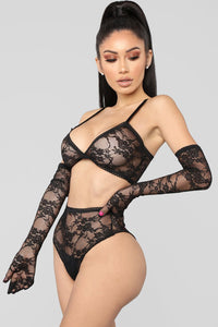 Lace Satin Nightdress - Sexy Babydoll Lingerie