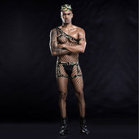 Camo Lingerie Set - Hollow-Out Military Roleplay