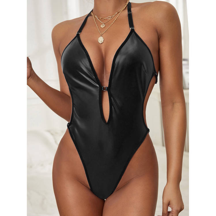 Women's Fashion Halter Bodysuit