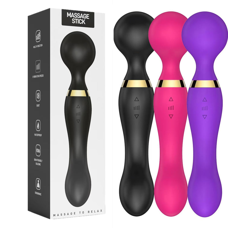 20-Mode Rechargeable Wand Massager - Silicone Head