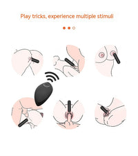 Remote Control Bullet Vibrator - Wireless Mini Pleasure