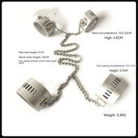 PU Leather Hand & Foot Cuffs - Adjustable Restraints