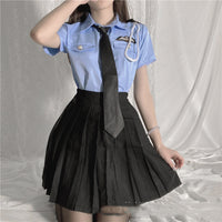 School Uniform Roleplay Set - Shirt Skirt Tie