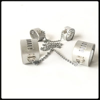 PU Leather Hand & Foot Cuffs - Adjustable Restraints