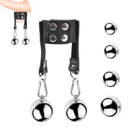Stainless Steel Scrotum Weight Ring Ball Stretcher