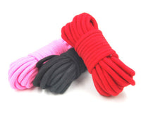 Soft Yarn Bondage Rope 5M-10M - Multi-Color Options