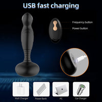 Liquid Silicone Wearable Butt Plug Remote 10 Modes