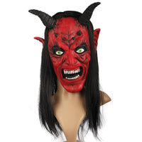Latex Horror Mask Headgear - Skull Zombie Ghost Devil