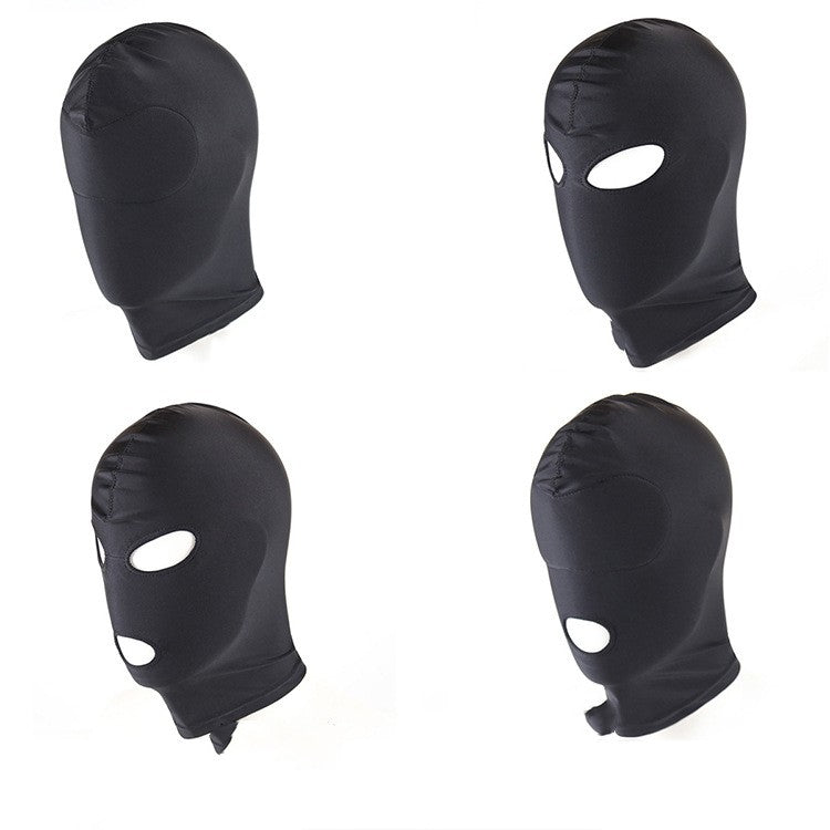 PU Leather Hood - Multiple Opening Options Roleplay