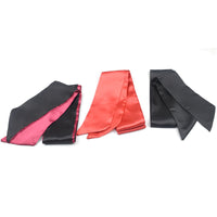 Satin Blindfold Eye Mask with Wrist Ties - 2-Color