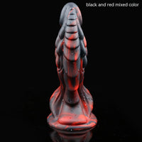 Liquid Silicone Fantasy Dildo - Multi-Color Design