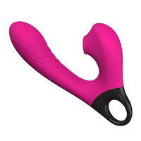 Triple-Action Vibrating Wand — Vibrate, Flap & Suction