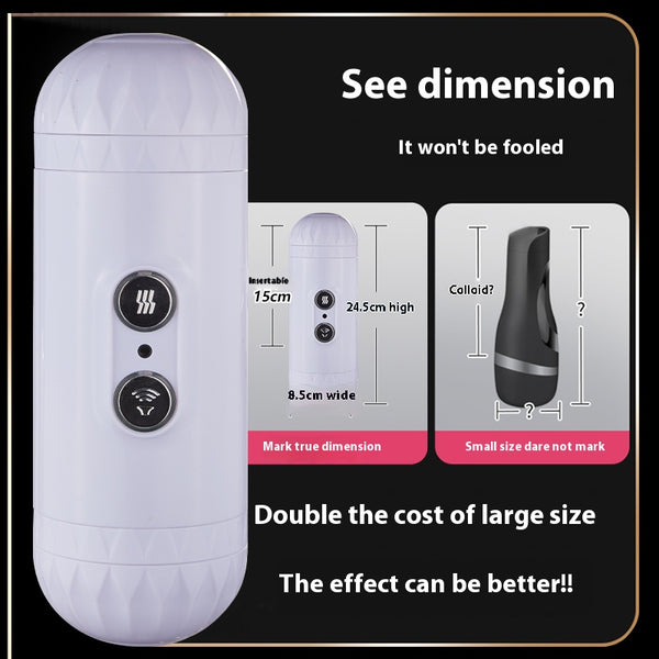 8-Mode Thrusting Male Masturbator Cup - Voice Interactive