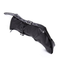 Leather Ankle Restraint Boots with Zipper & Buckle