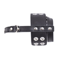 Metal Leather Bondage Extension Set Mens Restraint
