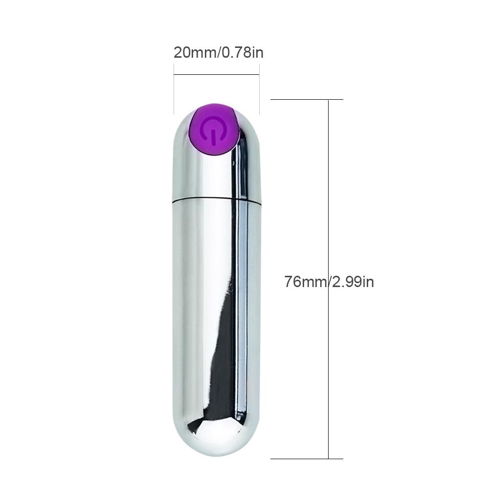 Mini Bullet Vibrator — 10-Speed Waterproof Beginner Toy