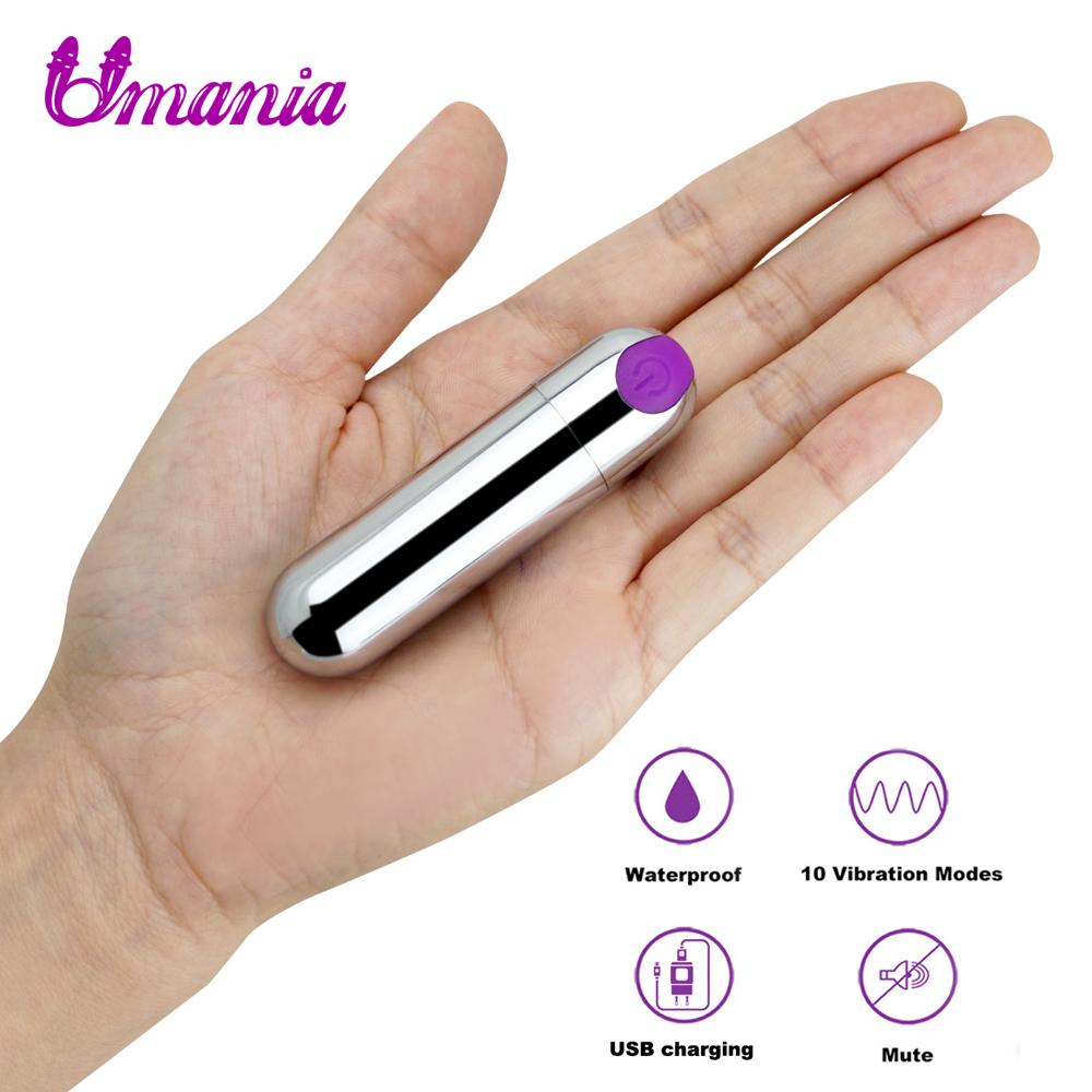 Mini Bullet Vibrator — 10-Speed Waterproof Beginner Toy
