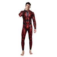 Polyester Spandex Cosplay Bodysuit Men One-Piece