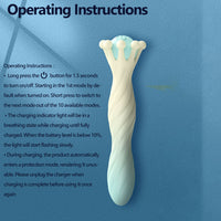 Mini Crown Vibrator Soft Silicone Clit Stimulator 10 Modes