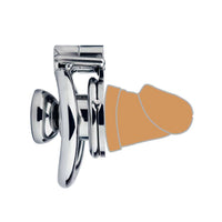 Silicone Dildo Head Stainless Steel Chastity Lock Men SM