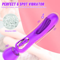 7-Mode Slap Vibrator G-Spot Clitoral Stimulator Purple